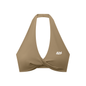 Women's Pleated Halter Sports Bra